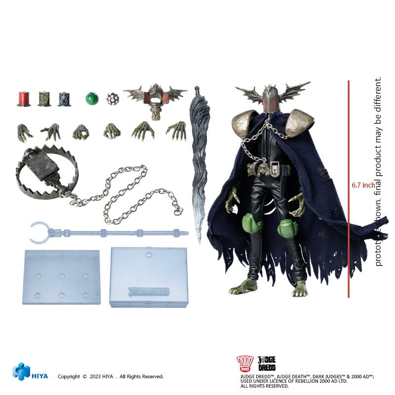Hiya Toys Judge Dredd Exquisite Super Series Judge Fear 1/12 Actionfigur