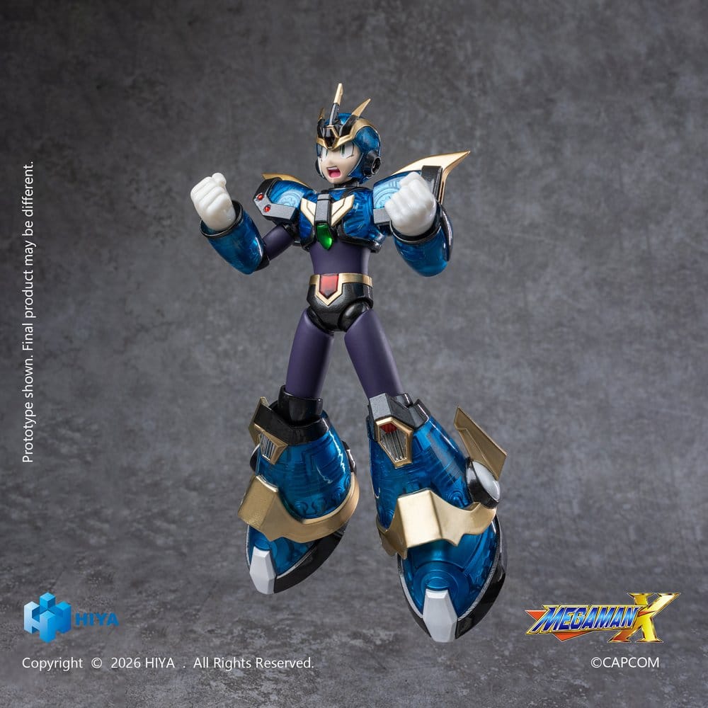 Hiya Toys Mega Man X Exquisite Basic Actionfigur X Ultimate Armor Version