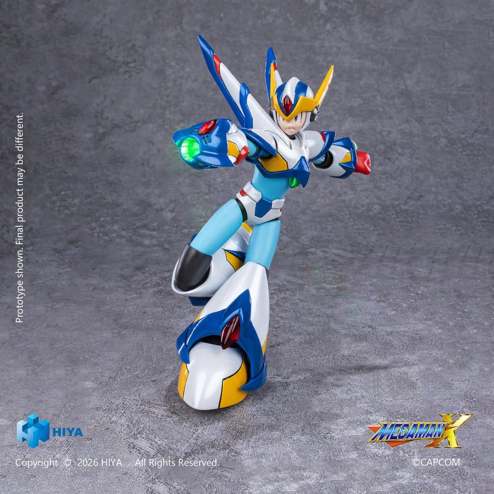 Hiya Toys Mega Man X Exquisite Basic Series X Falcon Armor Version Actionfigur