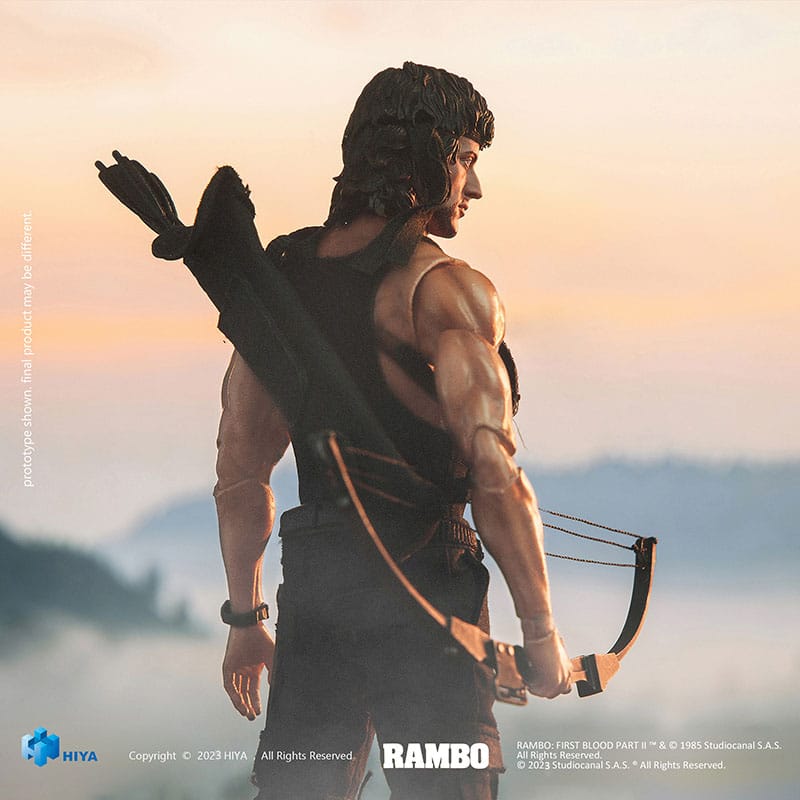 Hiya Toys Rambo First Blood II John Rambo Exquisite Super Series 1/12 Actionfigur