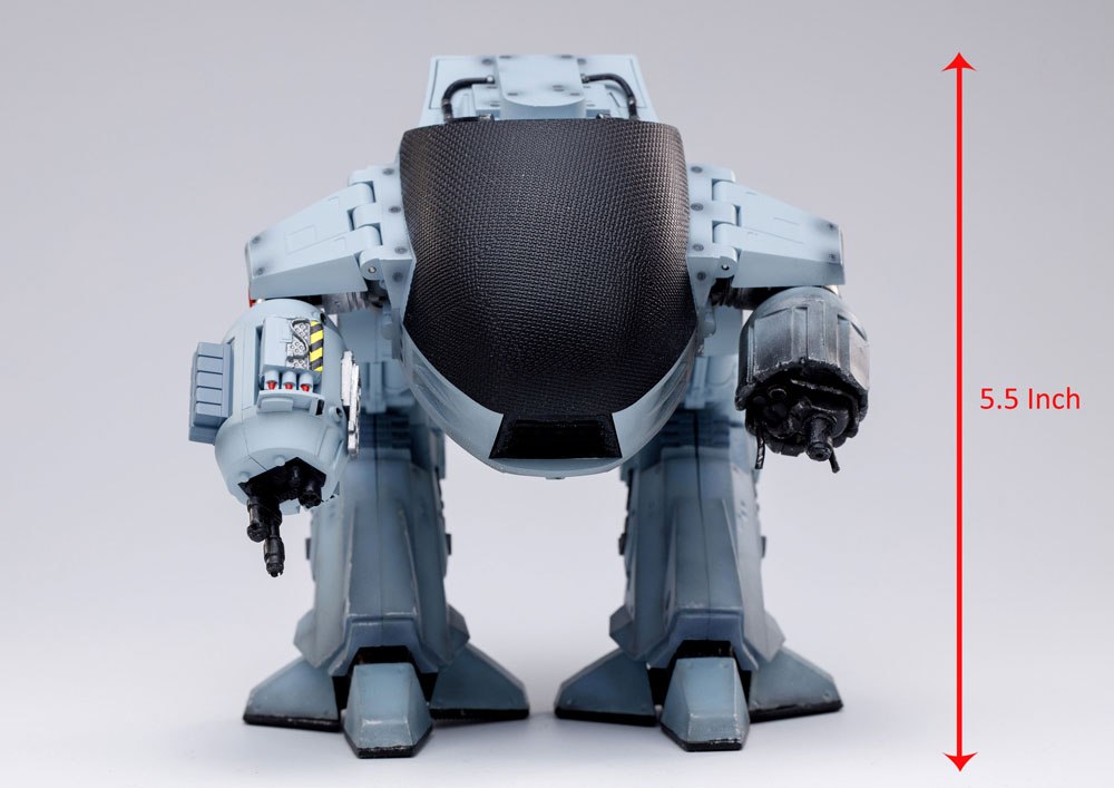Hiya Toys Robocop ED209 Battle Damaged mit Sound Actionfigur