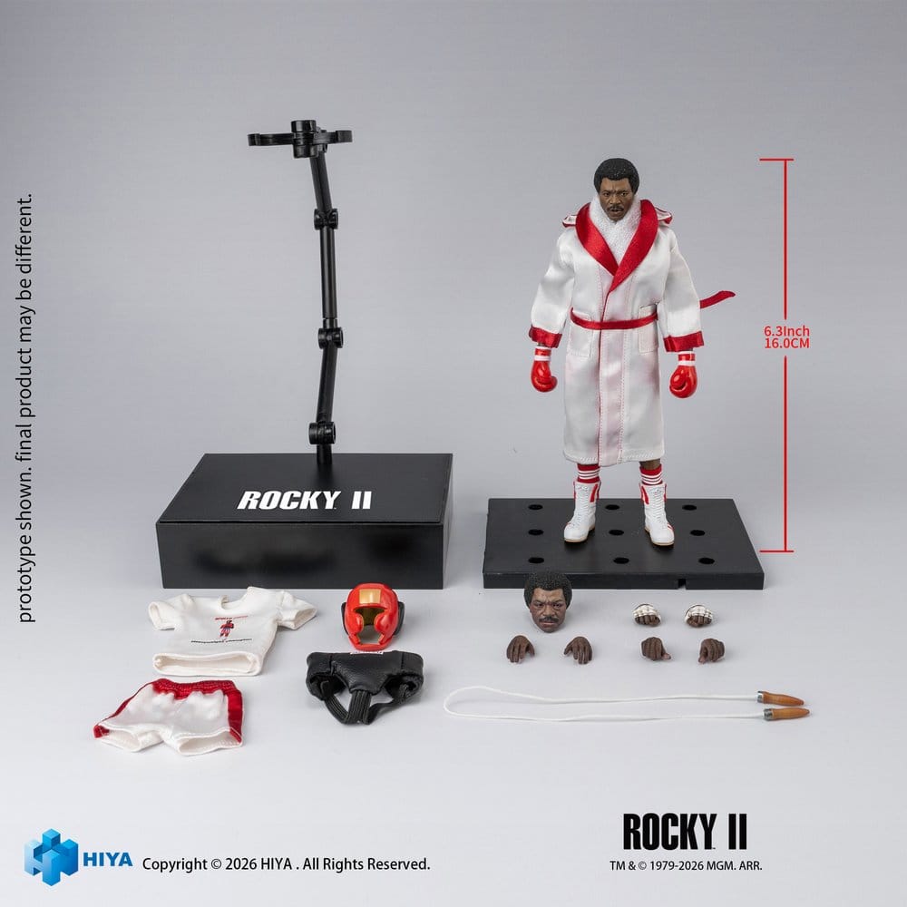 Hiya Toys Rocky II Exquisite Super Apollo 1/12 Actionfigur