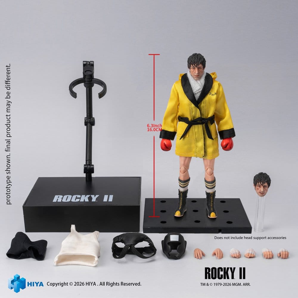 Hiya Toys Rocky II Rocky Boxer Exquisite Super Version 1/12 Actionfigur