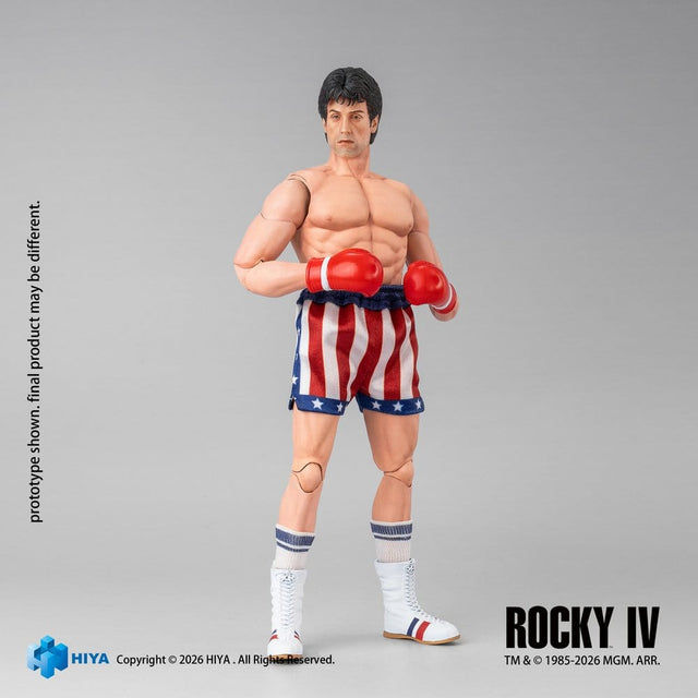 Hiya Toys Rocky IV Rocky Boxer Version 1/12 Actionfigur