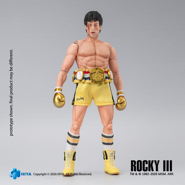 Hiya Toys Rocky Rocky III Rocky Boxer Version Exquisite Super 1/12 Actionfigur