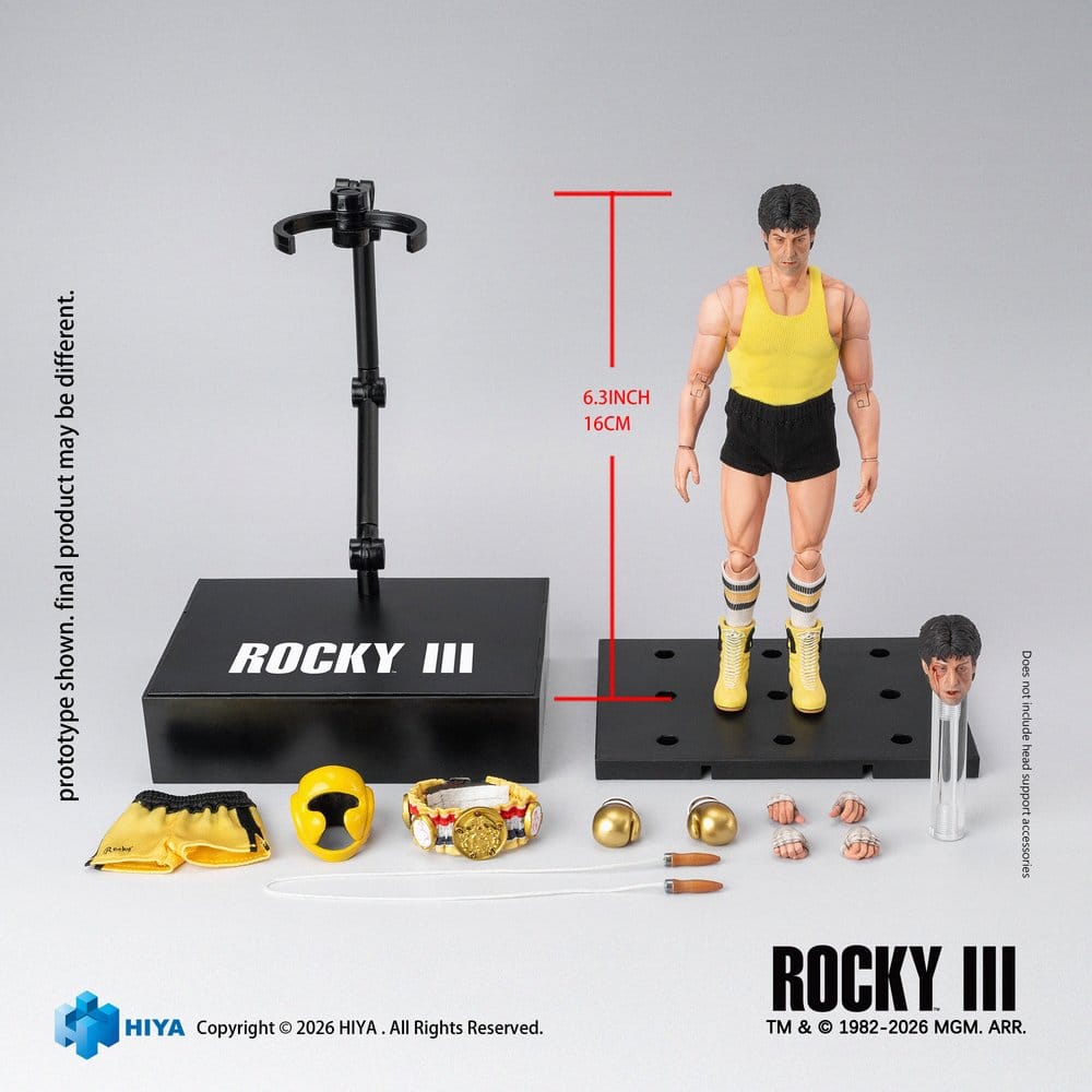 Hiya Toys Rocky Rocky III Rocky Boxer Version Exquisite Super 1/12 Actionfigur