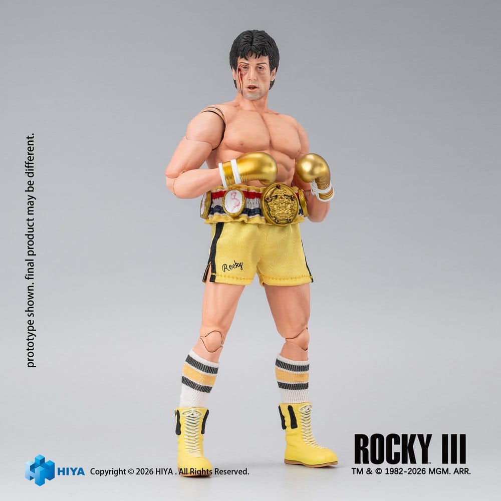 Hiya Toys Rocky Rocky III Rocky Boxer Version Exquisite Super 1/12 Actionfigur