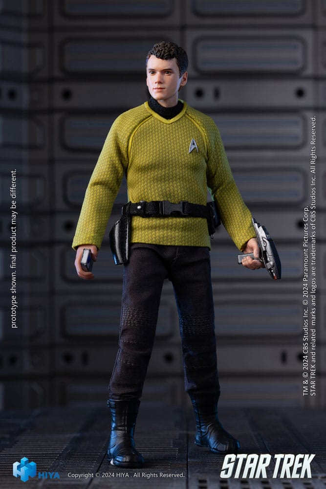 Hiya Toys Star Trek 2009 Chekov Exquisite Super Series 1/12 Actionfigur