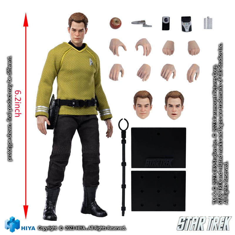 Hiya Toys Star Trek Kirk Exquisite Super Series 1/12 Actionfigur