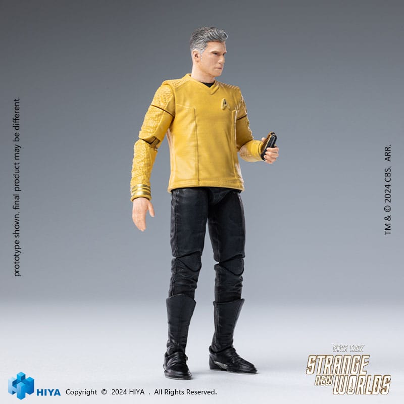 Hiya Toys Star Trek Strange New Worlds Pike Exquisite Mini Series 1/18 Actionfigur