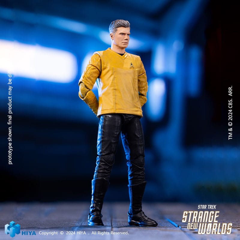Hiya Toys Star Trek Strange New Worlds Pike Exquisite Mini Series 1/18 Actionfigur