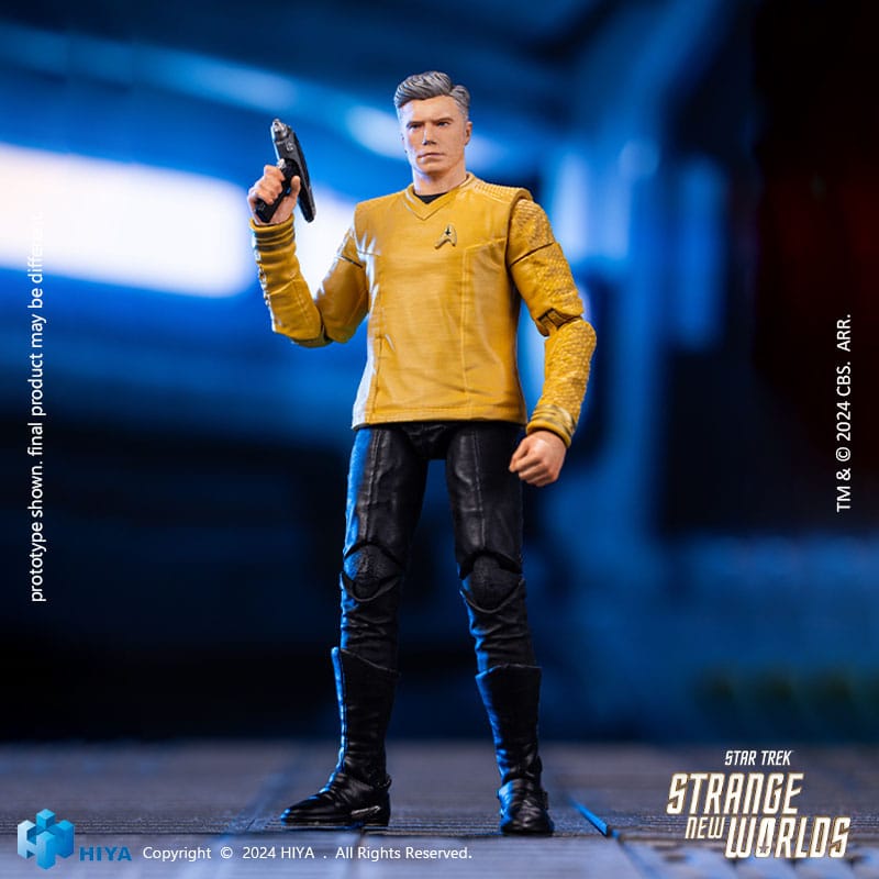 Hiya Toys Star Trek Strange New Worlds Pike Exquisite Mini Series 1/18 Actionfigur