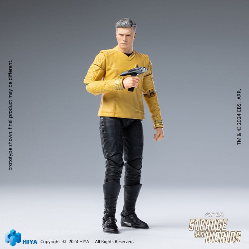 Hiya Toys Star Trek Strange New Worlds Pike Exquisite Mini Series 1/18 Actionfigur
