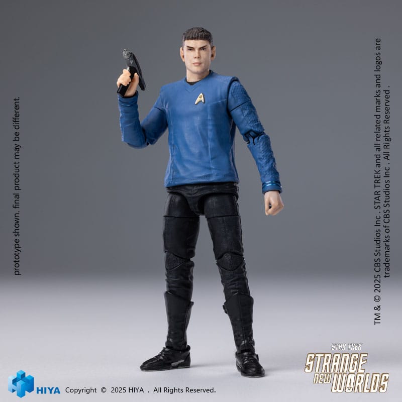 Hiya Toys Star Trek Strange New Worlds Spock Exquisite Mini Series 1/18 Actionfigur