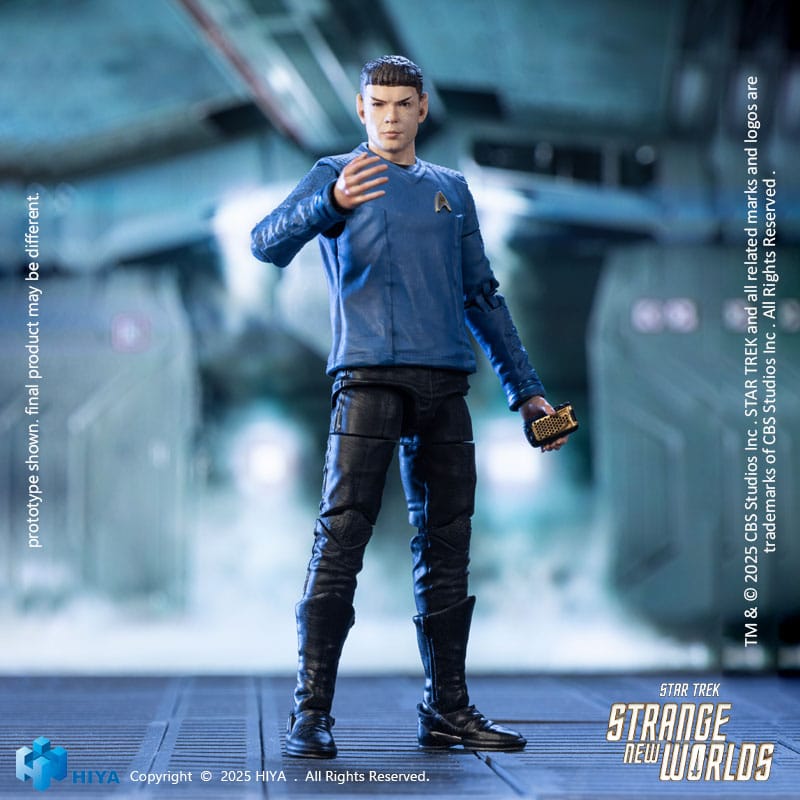 Hiya Toys Star Trek Strange New Worlds Spock Exquisite Mini Series 1/18 Actionfigur