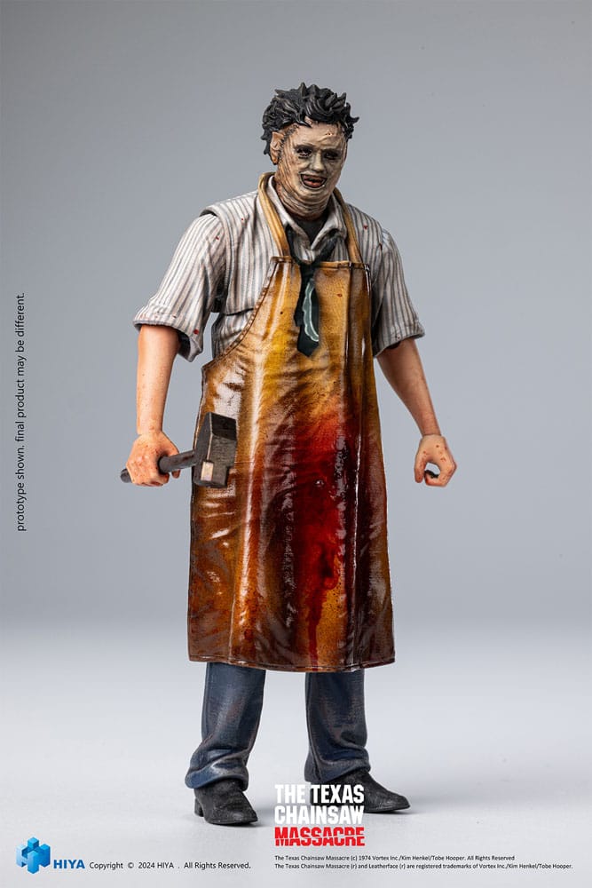 Hiya Toys Texas Chainsaw Massacre (1974) LeatherFace Killing Mask Exquisite Mini 1/18 Actionfigur