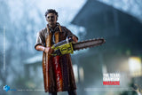 Hiya Toys Texas Chainsaw Massacre (1974) LeatherFace Killing Mask Exquisite Mini 1/18 Actionfigur