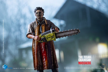 Hiya Toys Texas Chainsaw Massacre (1974) LeatherFace Killing Mask Exquisite Mini 1/18 Actionfigur