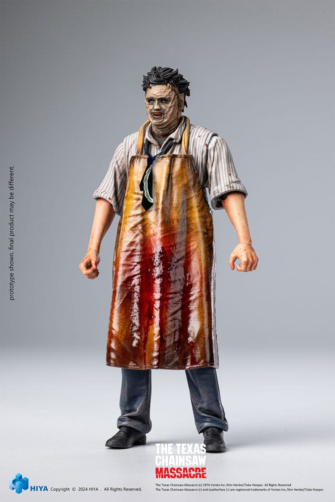 Hiya Toys Texas Chainsaw Massacre (1974) LeatherFace Killing Mask Exquisite Mini 1/18 Actionfigur