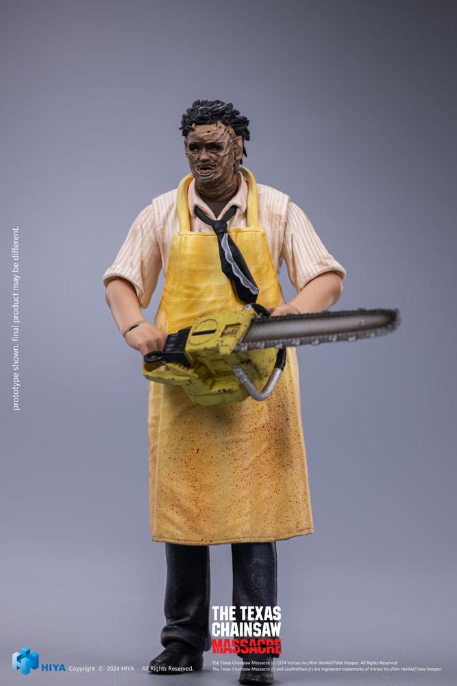 Hiya Toys Texas Chainsaw Massacre LeatherFace Killing Mask Exquisite Mini 1/18 Actionfigur