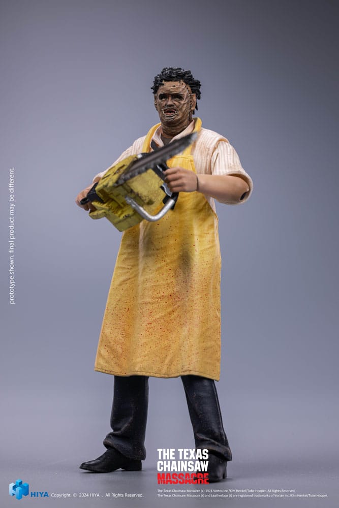 Hiya Toys Texas Chainsaw Massacre LeatherFace Killing Mask Exquisite Mini 1/18 Actionfigur