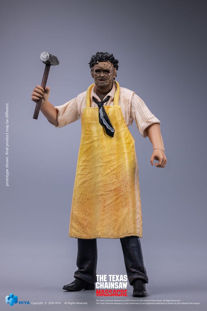 Hiya Toys Texas Chainsaw Massacre LeatherFace Killing Mask Exquisite Mini 1/18 Actionfigur