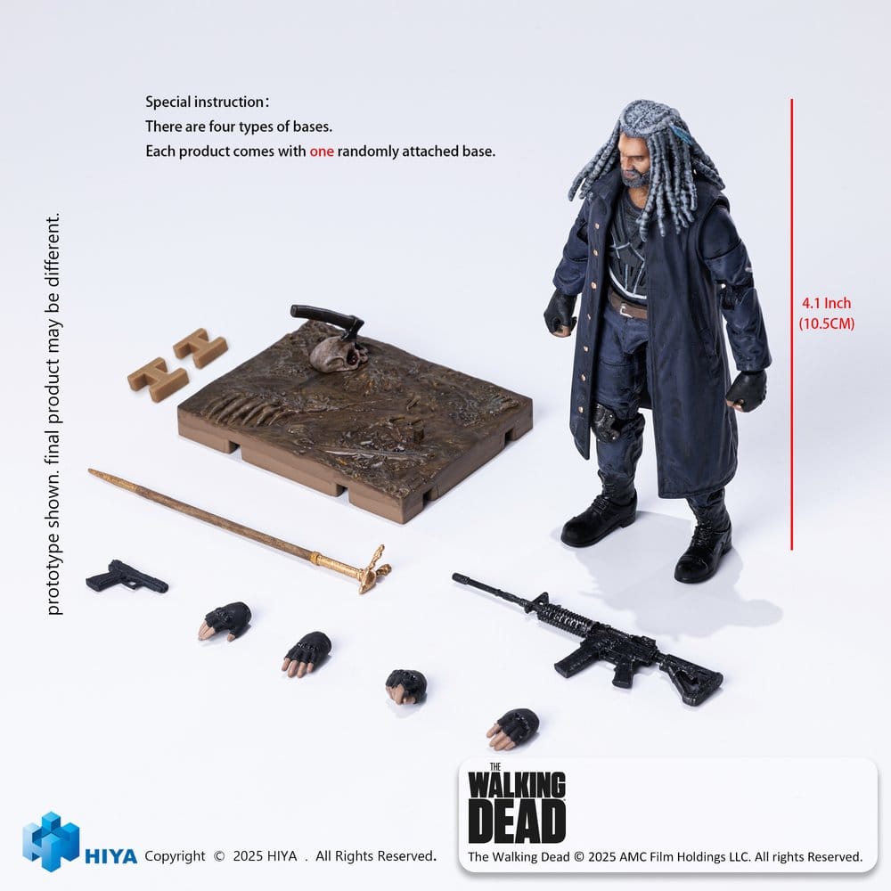 Hiya Toys The Walking Dead Exquisite Mini Series Ezekiel 1/18 Actionfigur