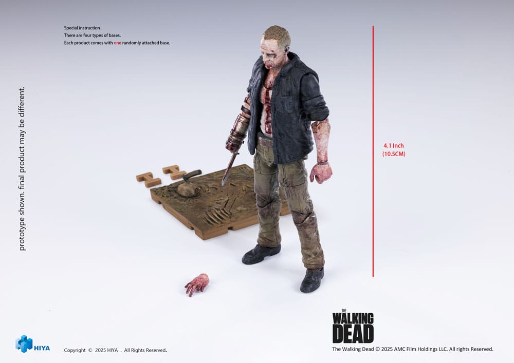 Hiya Toys The Walking Dead Exquisite Mini Series Merle 1/18 Actionfigur