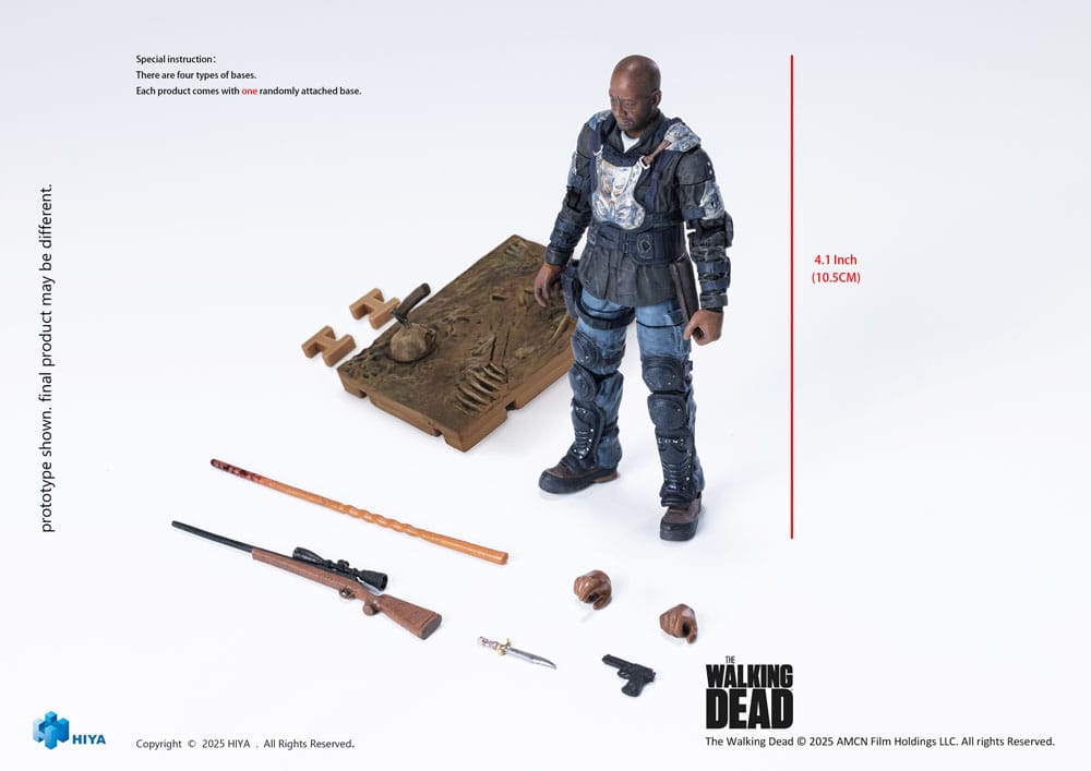 Hiya Toys The Walking Dead The Ones Who Lived Morgan Exquisite Mini Series 1/18 Actionfigur