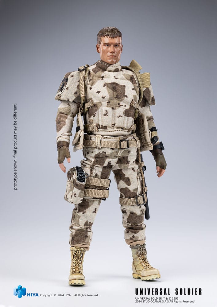 Hiya Toys Universal Soldier Dolph Lundgren Andrew Scott 1/12 Actionfigur