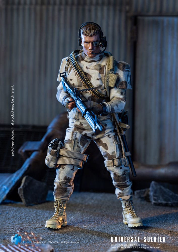 Hiya Toys Universal Soldier Dolph Lundgren Andrew Scott 1/12 Actionfigur