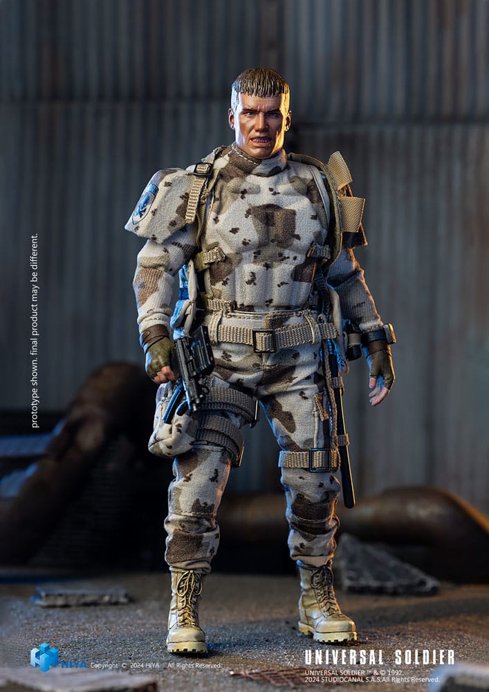 Hiya Toys Universal Soldier Dolph Lundgren Andrew Scott 1/12 Actionfigur