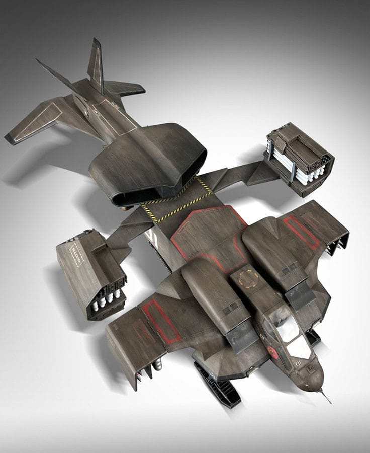 Hollywood Collectibles Group Aliens UD-4 Cheyenne Dropship Replik