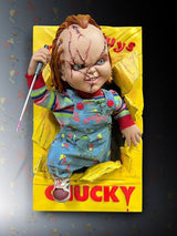 Hollywood Collectibles Group Bride of Chucky Chucky 1/2 Wand-Skulptur
