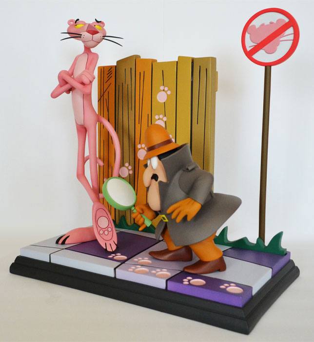 Hollywood Collectibles Group Der rosarote Panther Pink Panther & The Inspector Statue