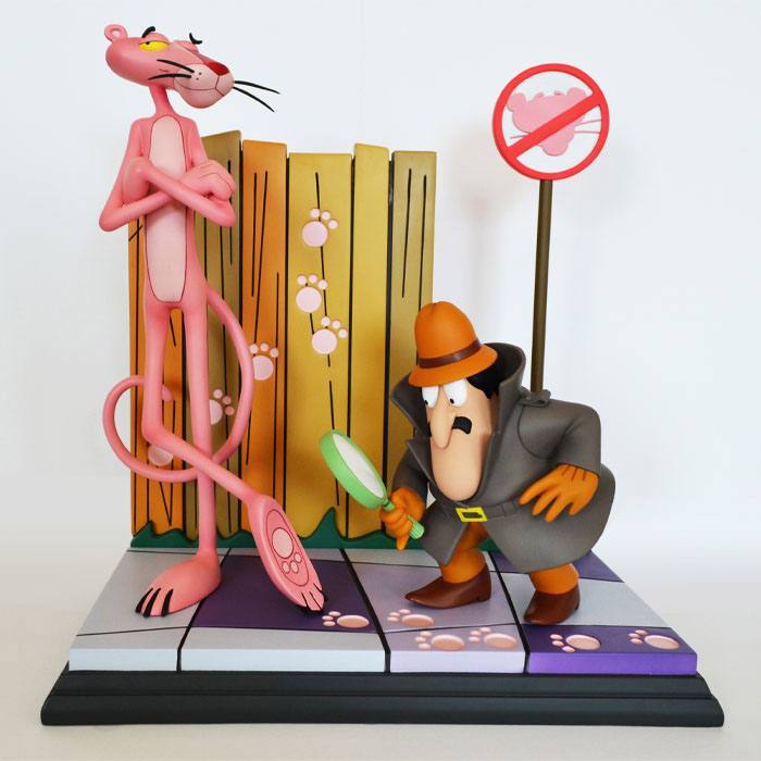 Hollywood Collectibles Group Der rosarote Panther Pink Panther & The Inspector Statue