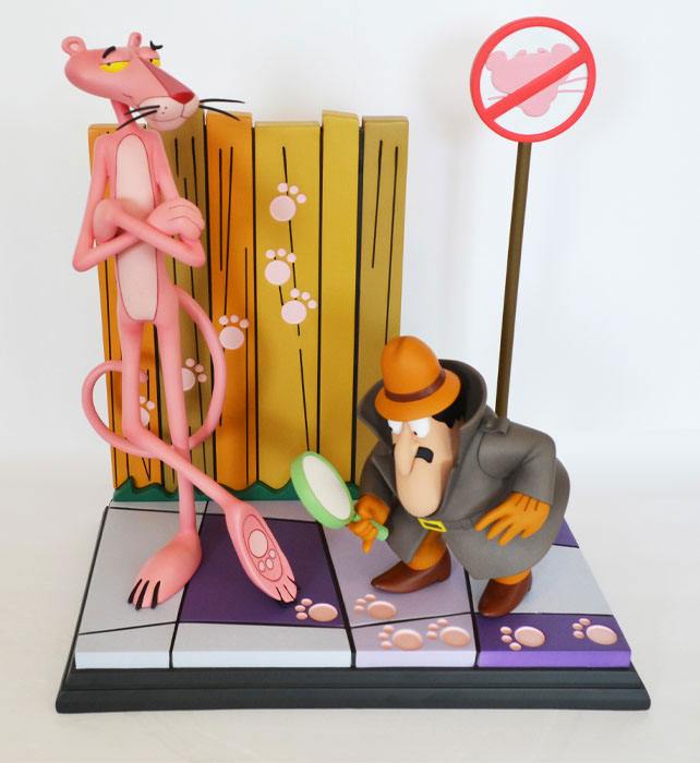 Hollywood Collectibles Group Der rosarote Panther Pink Panther & The Inspector Statue