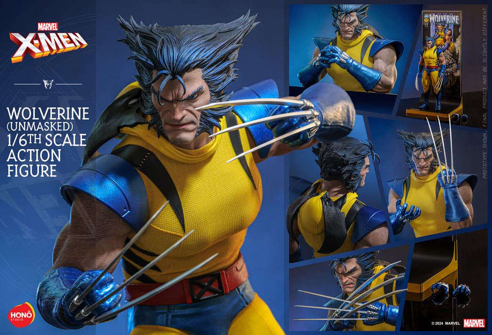 Hono Studio X-Men Wolverine (Unmasked) Marvel 1/6 Actionfigur