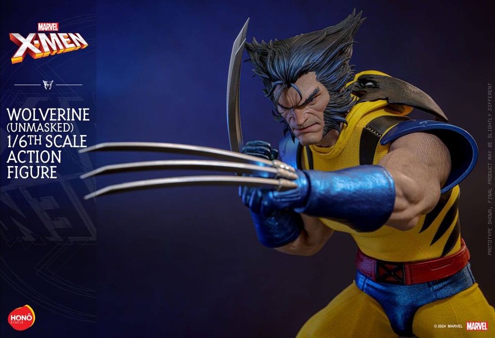 Hono Studio X-Men Wolverine (Unmasked) Marvel 1/6 Actionfigur