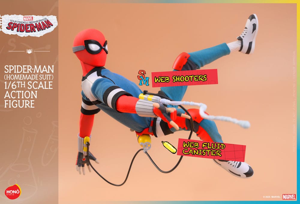 Hono Studio Your Friendly Neighborhood Spider-Man Spider-Man (Homemade Suit) 1/6 Actionfigur