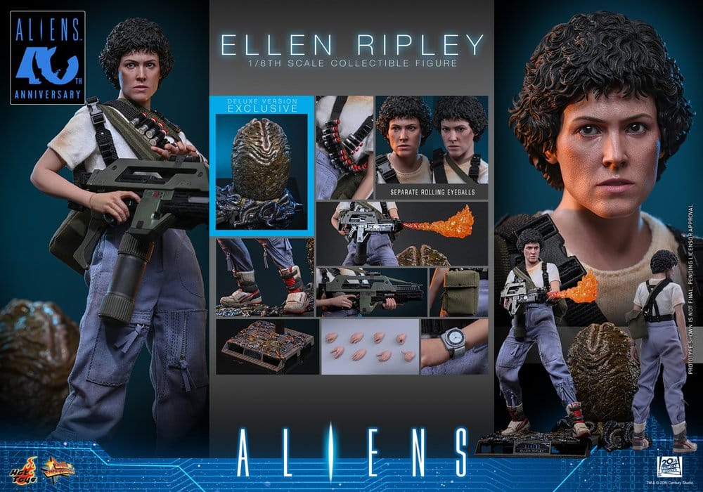Hot Toys Alien Movie Masterpiece Ellen Ripley Deluxe Version 1/6 Actionfigur
