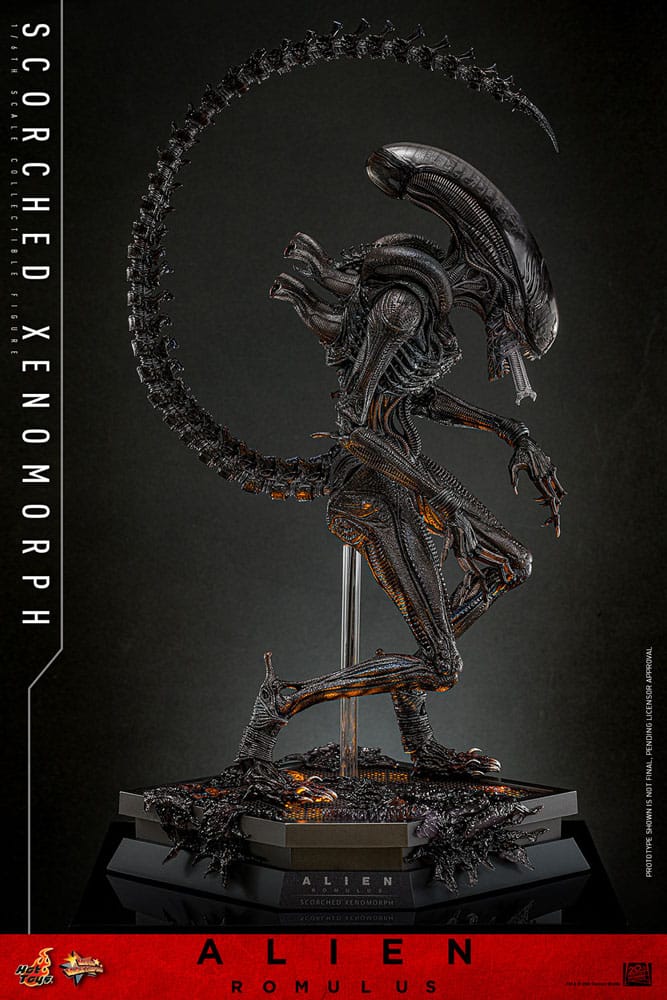 Hot Toys Alien - Romulus Scorched Xenomorph Movie Masterpiece 44 cm 1/6 Actionfigur
