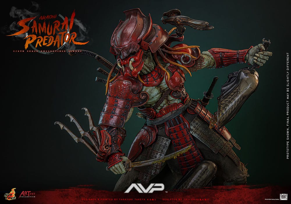 Hot Toys Alien vs. Predator Akaoni Samurai Predator 1/6 Actionfigur
