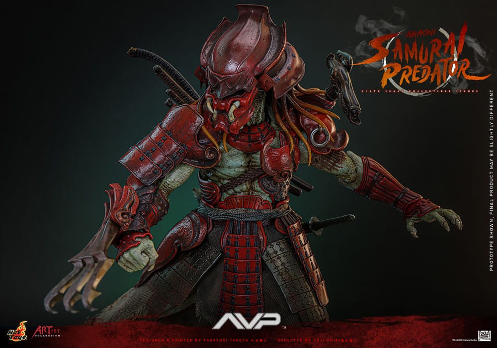 Hot Toys Alien vs. Predator Akaoni Samurai Predator 1/6 Actionfigur
