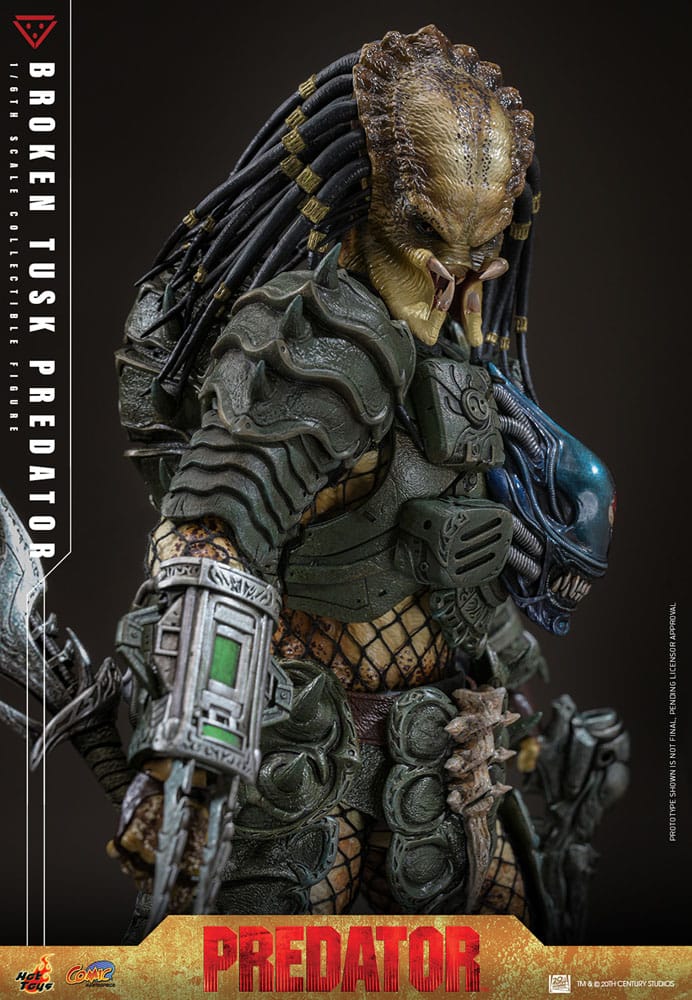 Hot Toys Alien vs. Predator Broken Tusk Predator Comic Masterpiece 1/6 Actionfigur