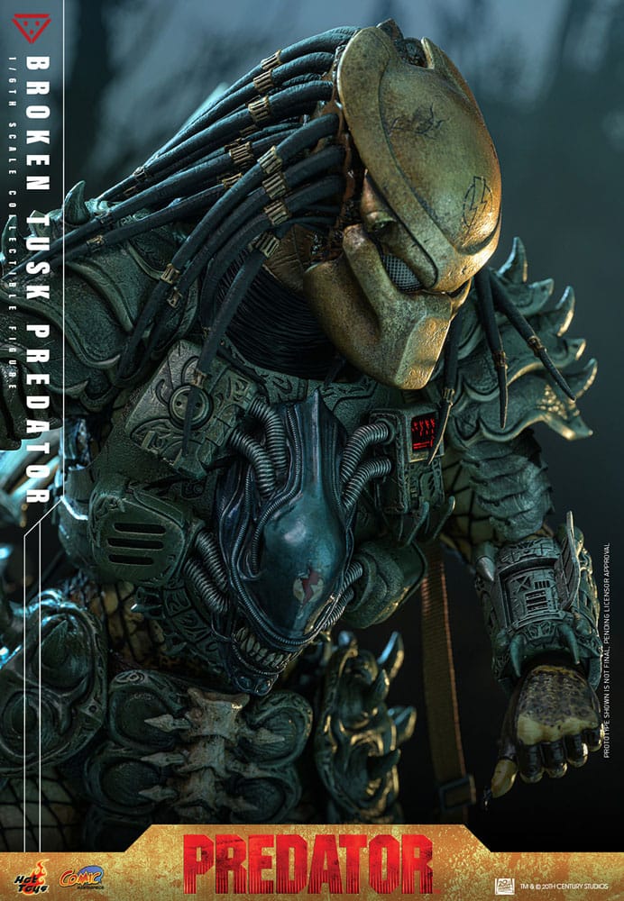 Hot Toys Alien vs. Predator Broken Tusk Predator Comic Masterpiece 1/6 Actionfigur