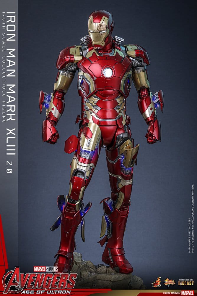 Hot Toys Avengers: Age of Ultron Iron Man Mark XLIII (2.0) Diecast 1/6 Actionfigur