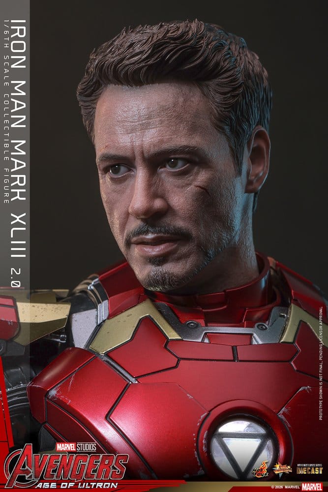 Hot Toys Avengers: Age of Ultron Iron Man Mark XLIII (2.0) Diecast 1/6 Actionfigur