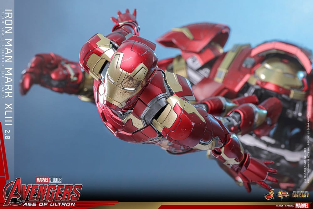 Hot Toys Avengers: Age of Ultron Iron Man Mark XLIII (2.0) Diecast 1/6 Actionfigur