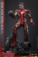 Hot Toys Avengers: Age of Ultron Movie Masterpiece Diecast Actionfigur 1/6 Iron Man Mark XLIII (2.0) (Deluxe Version)